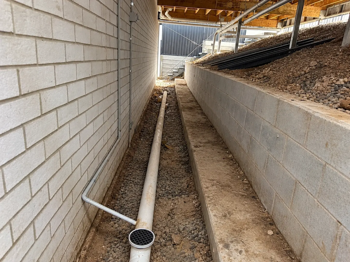 Concrete Block Retaining Wall Construction