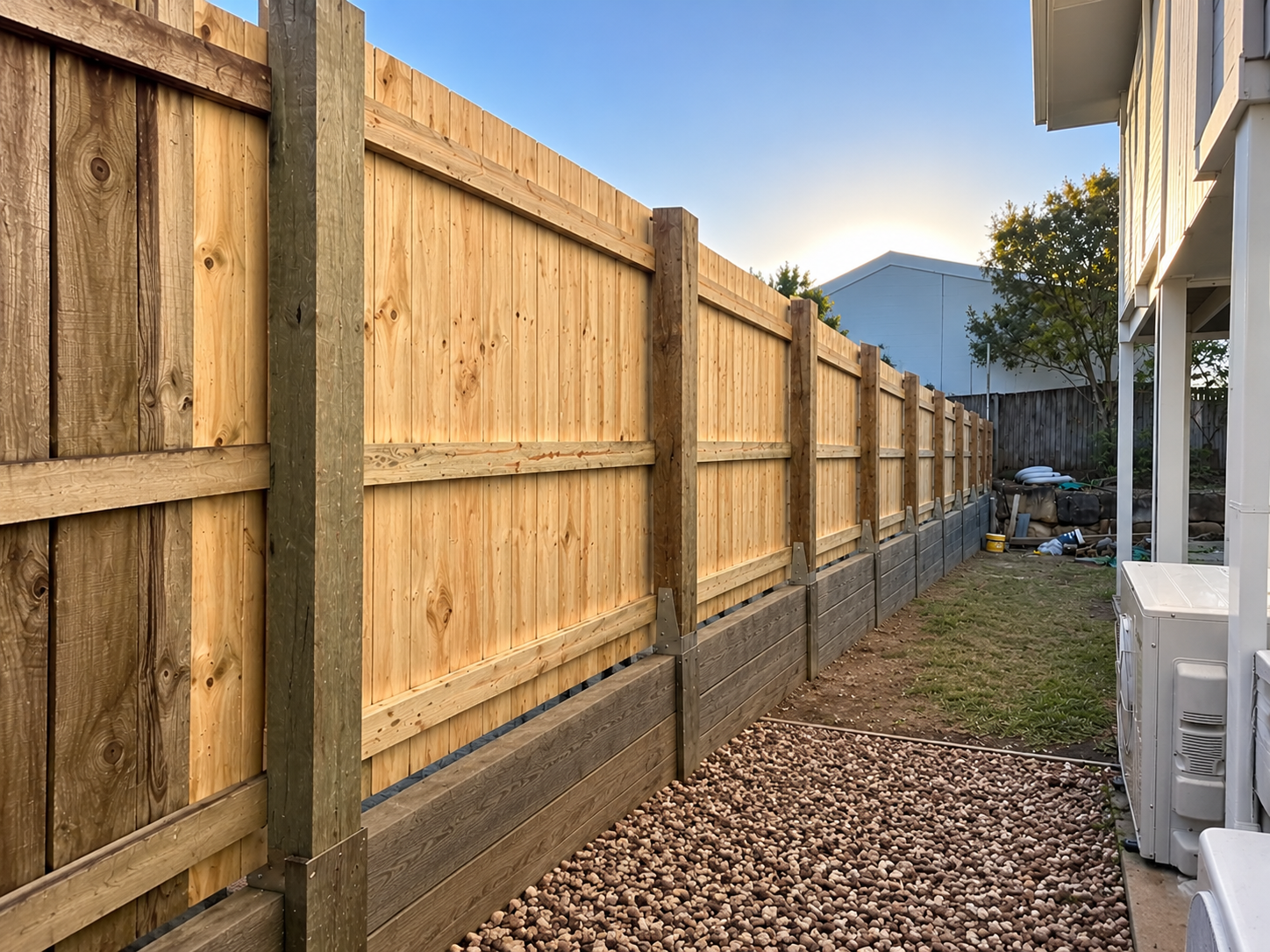Timber Fence Installation